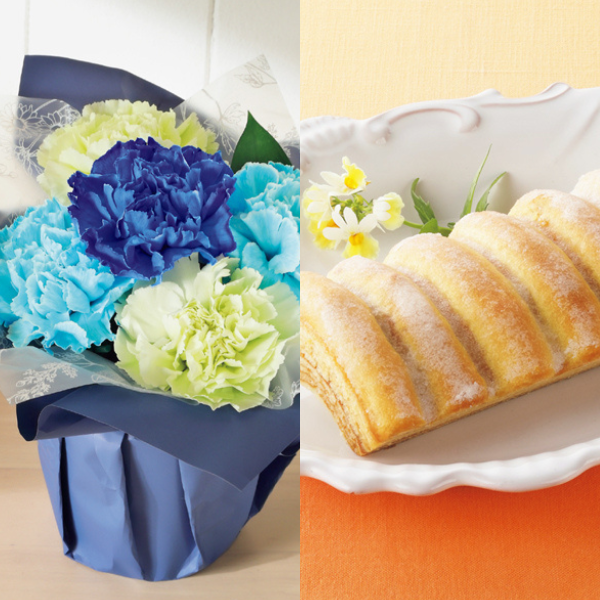 竹中庭園緑化 父の日フラワーアレンジ＋神戸スイーツポート コベの樹【父の日】 商品サムネイル